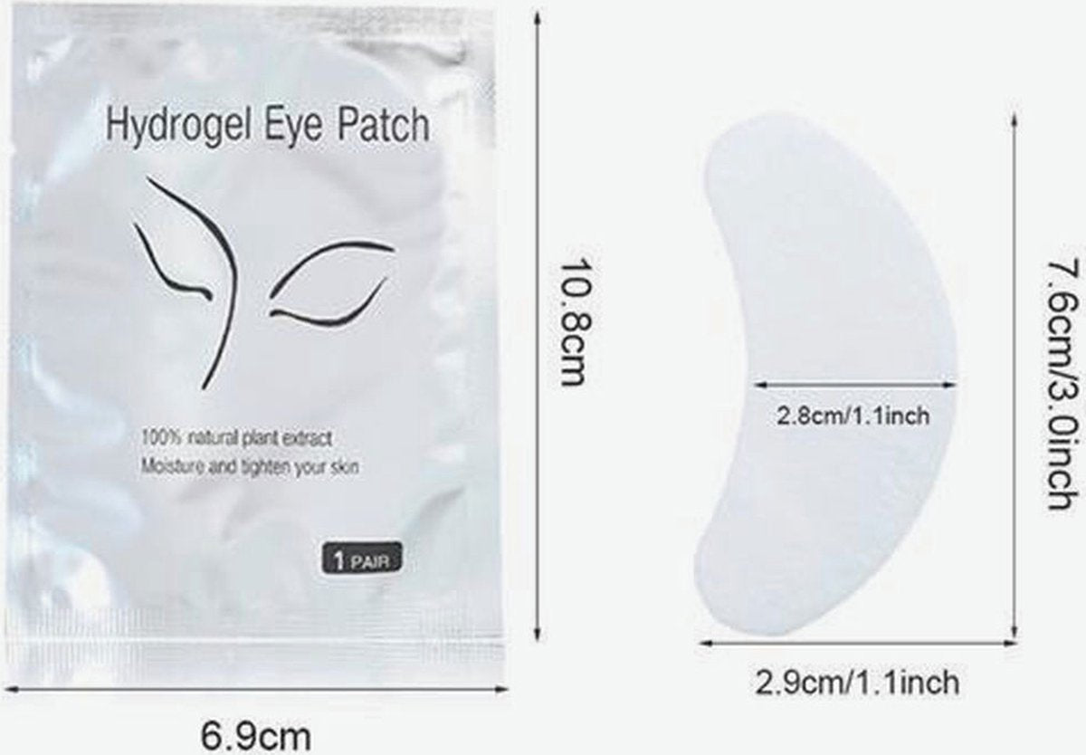 Eye pads - Eyelash extensions - 50 pairs of eyelash extension pads(100stuks) - OOGKUSSENS