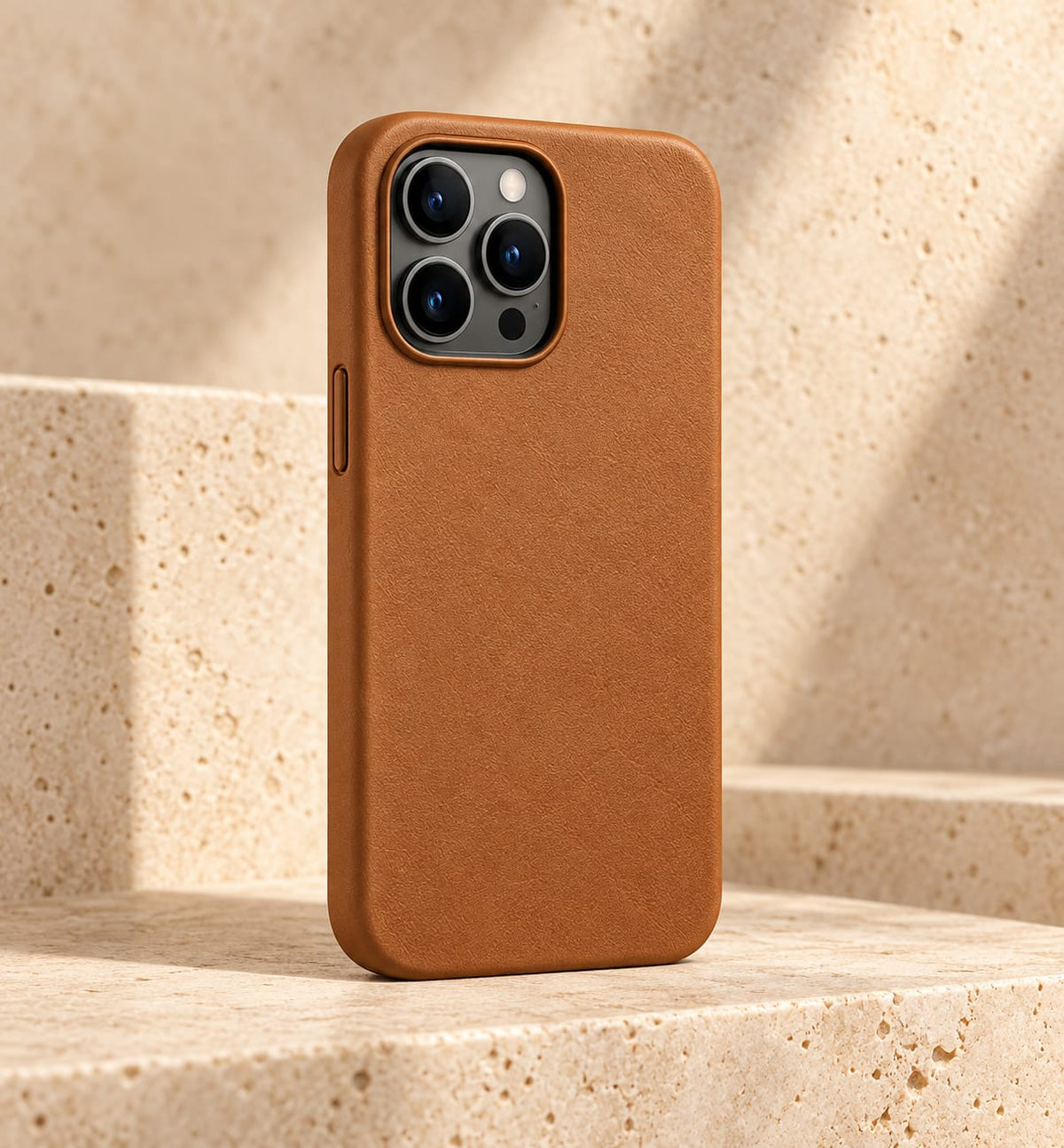 AZU Classic iPhone-hoesje met textuur – elegante bescherming voor elke dag